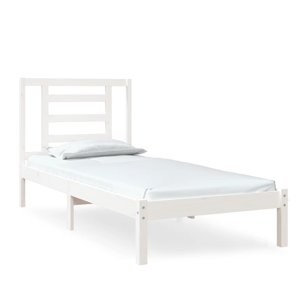 Sengeramme hvit heltre 75x190 cm Small Single
