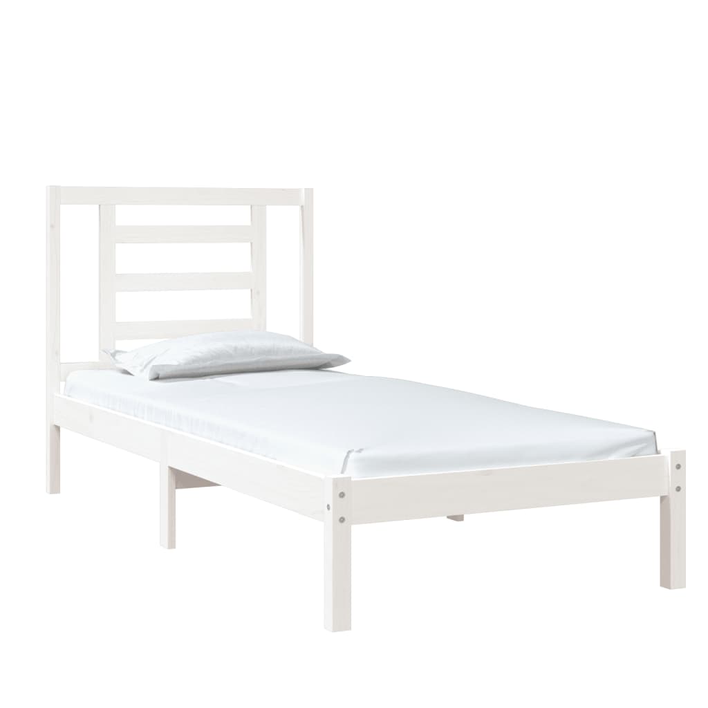 Sengeramme hvit heltre 75x190 cm Small Single