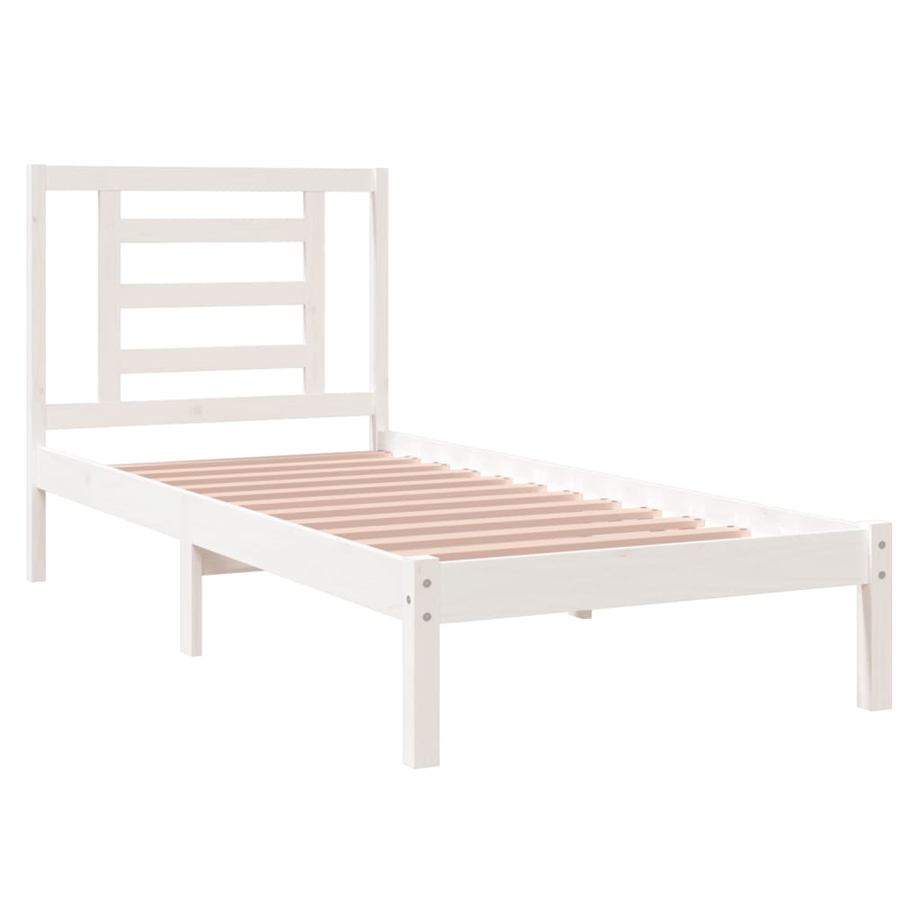 Sengeramme hvit heltre 75x190 cm Small Single