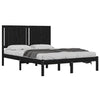Sengeramme svart heltre furu 140x190 cm