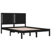 Sengeramme svart heltre furu 140x190 cm
