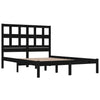 Sengeramme svart heltre furu 140x190 cm