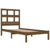 Sengeramme honningbrun heltre furu 100x200 cm