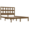 Sengeramme honningbrun heltre furu 200x200 cm