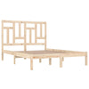 Sengeramme med madrass 200x200 cm heltre furu