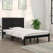 Sengeramme svart heltre 140x190 cm
