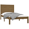 Sengeramme honningbrun heltre 100x200 cm