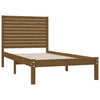 Sengeramme honningbrun heltre 100x200 cm