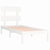 Sengeramme hvit heltre 90x200 cm