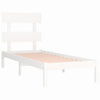 Sengeramme hvit heltre 100x200 cm