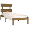 Sengeramme honningbrun heltre 100x200 cm