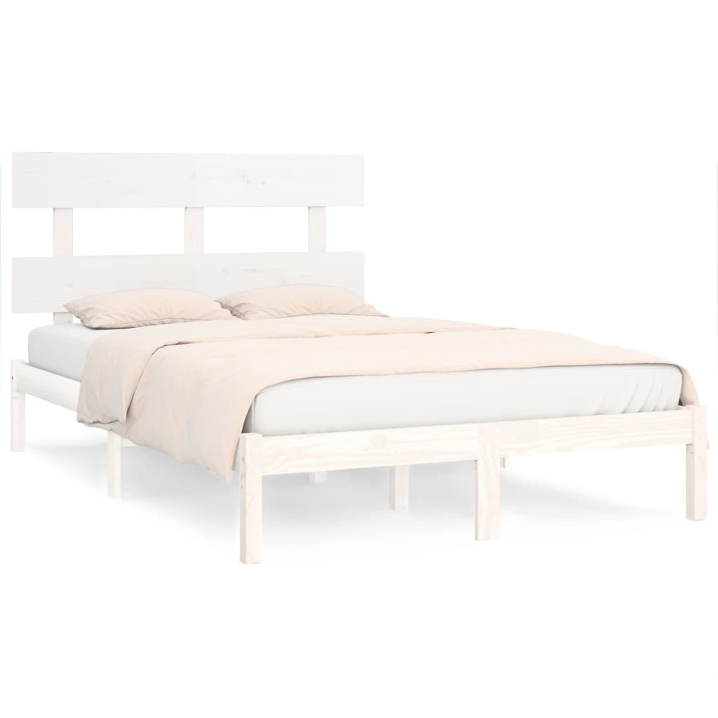 Sengeramme hvit heltre200x200 cm