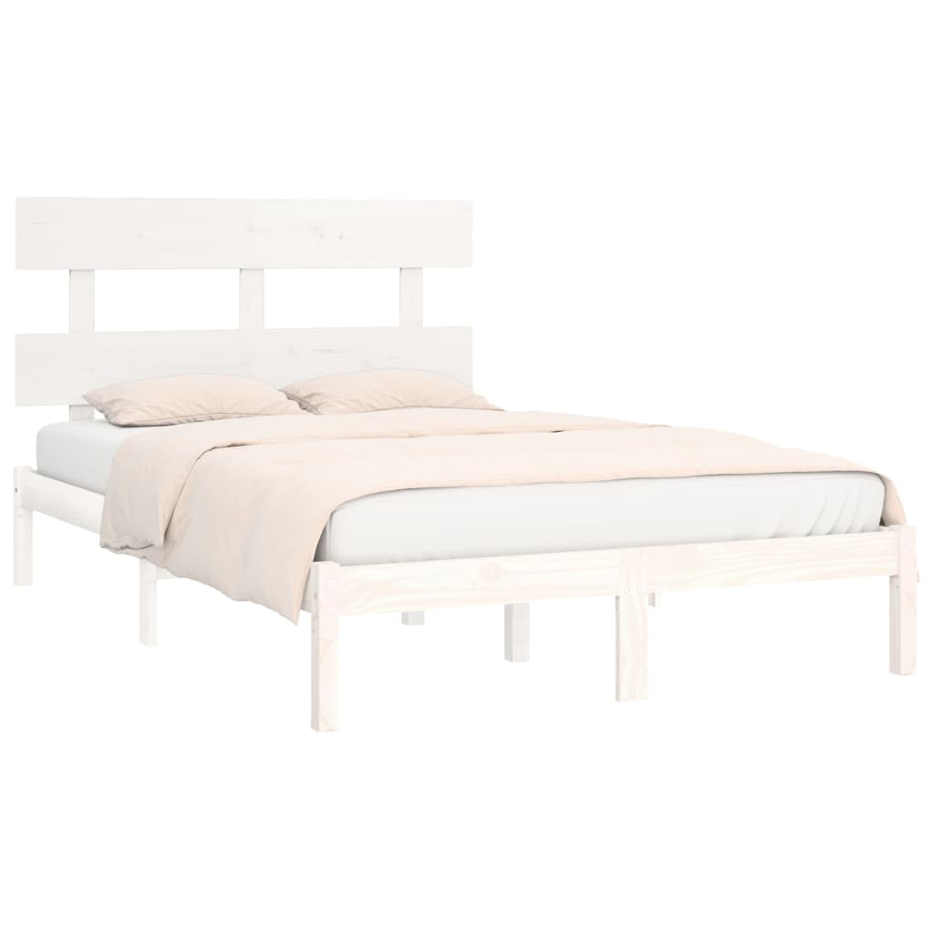 Sengeramme hvit heltre200x200 cm