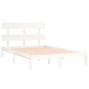 Sengeramme hvit heltre200x200 cm