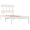 Sengeramme hvit heltre 90x200 cm