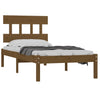 Sengeramme honningbrun heltre 100x200 cm