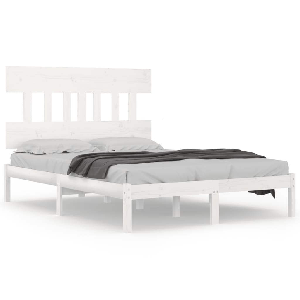 Sengeramme hvit heltre200x200 cm