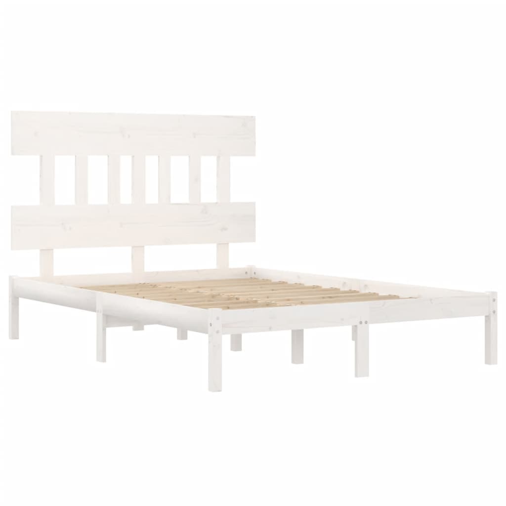 Sengeramme hvit heltre200x200 cm