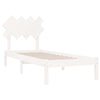 Sengeramme hvit 90x200 cm heltre