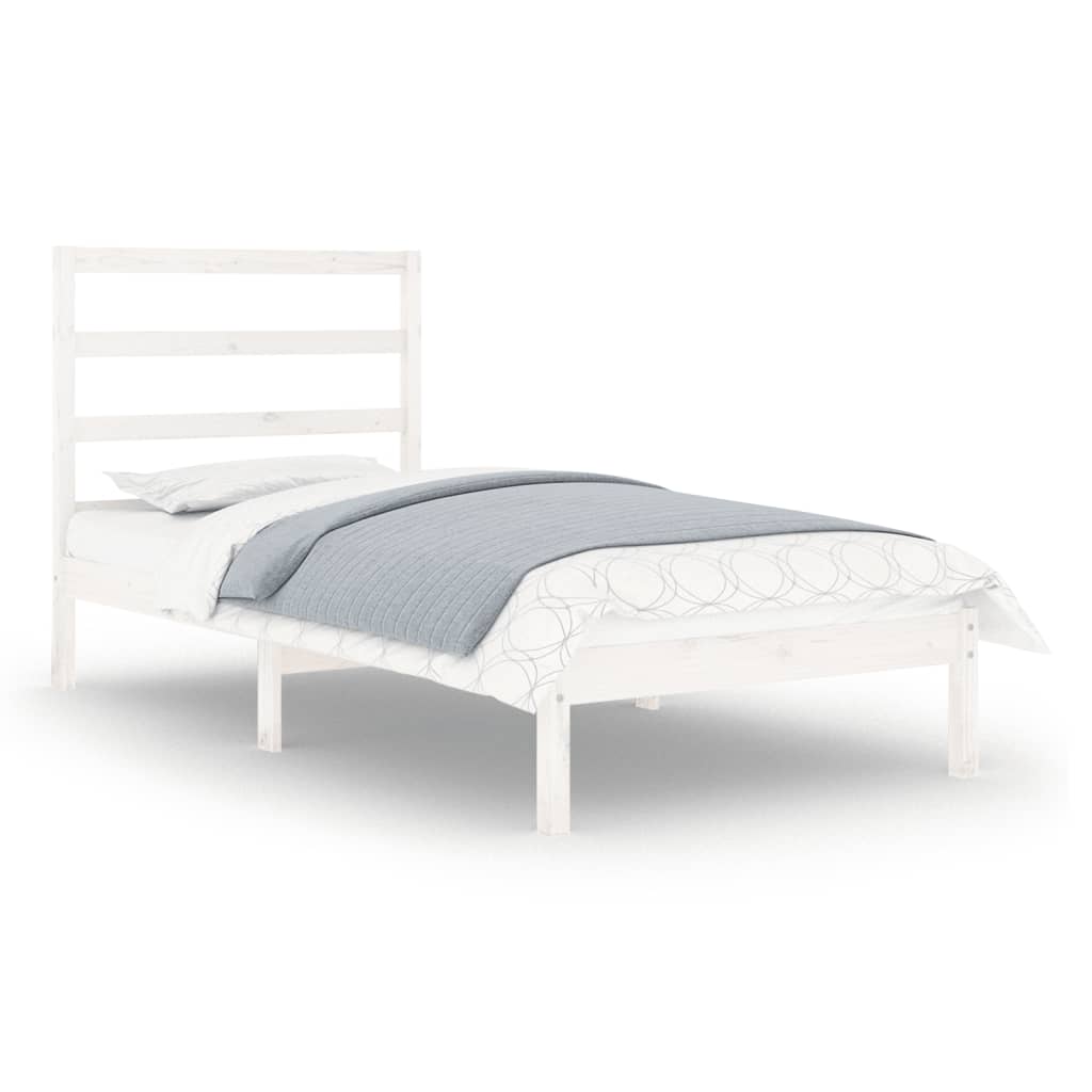 Sengeramme hvit heltre 75x190 cm Small Single