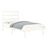 Sengeramme hvit heltre 75x190 cm Small Single
