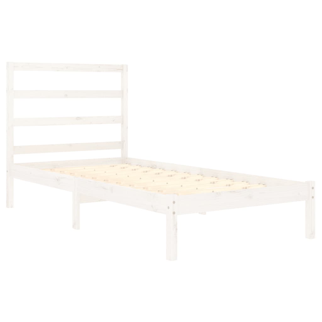 Sengeramme hvit heltre 75x190 cm Small Single