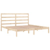 Sengeramme med madrass 200x200 cm heltre furu