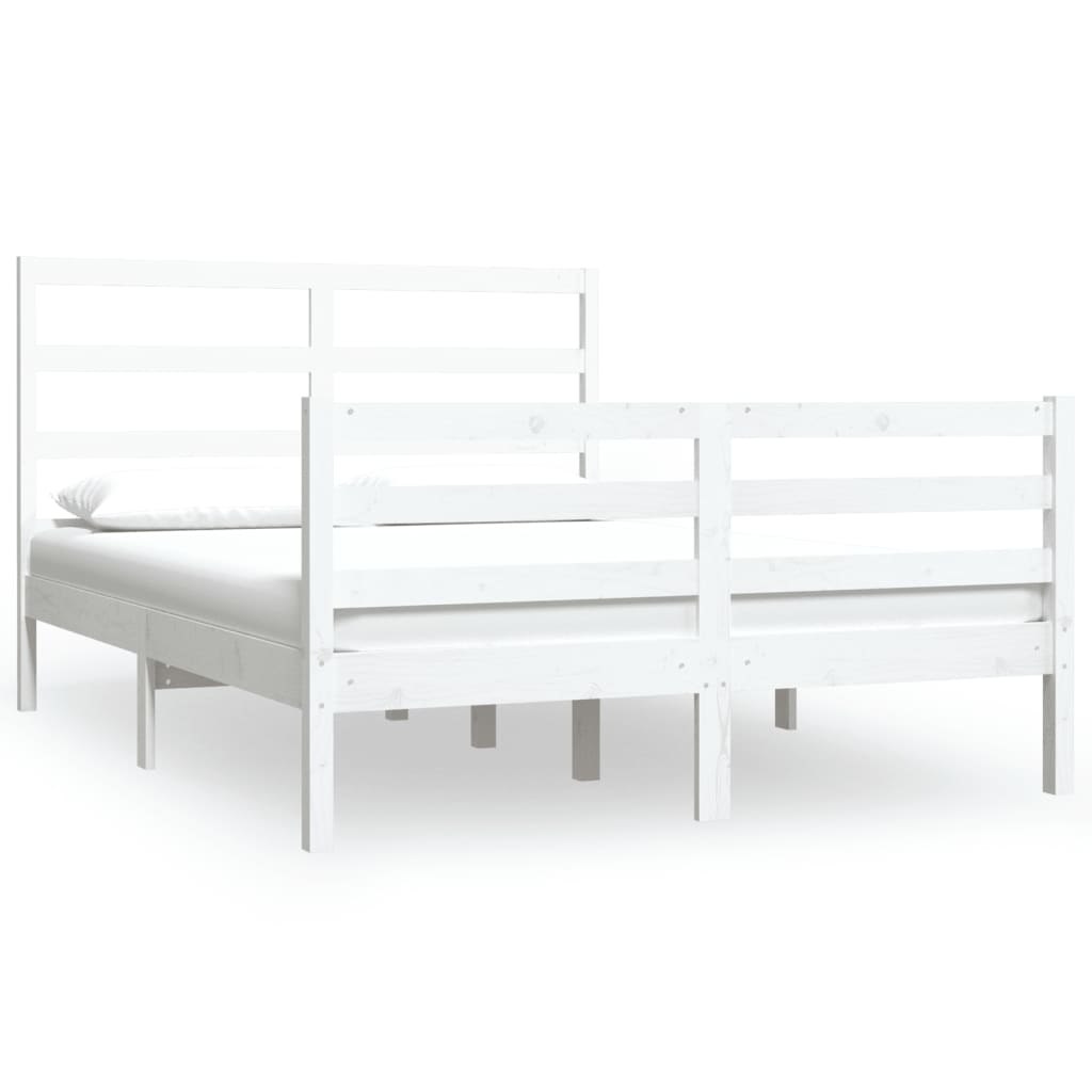 Sengeramme hvit heltre furu 120x190 cm Small Double