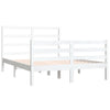 Sengeramme hvit heltre furu 140x190 cm