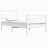 Sengeramme hvit heltre 90x200 cm