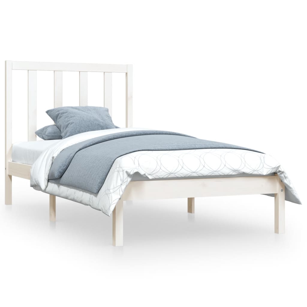 Sengeramme hvit heltre furu 75x190 cm Small Single