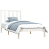 Sengeramme hvit heltre furu 75x190 cm Small Single