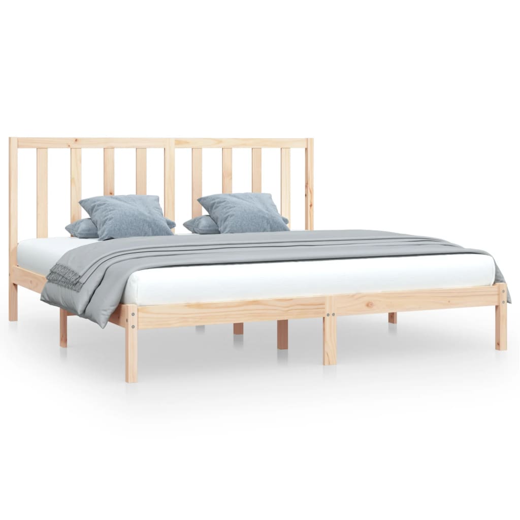 Sengeramme heltre furu 200x200 cm