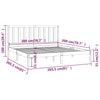 Sengeramme heltre furu 200x200 cm