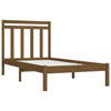 Sengeramme honningbrun heltre 100x200 cm
