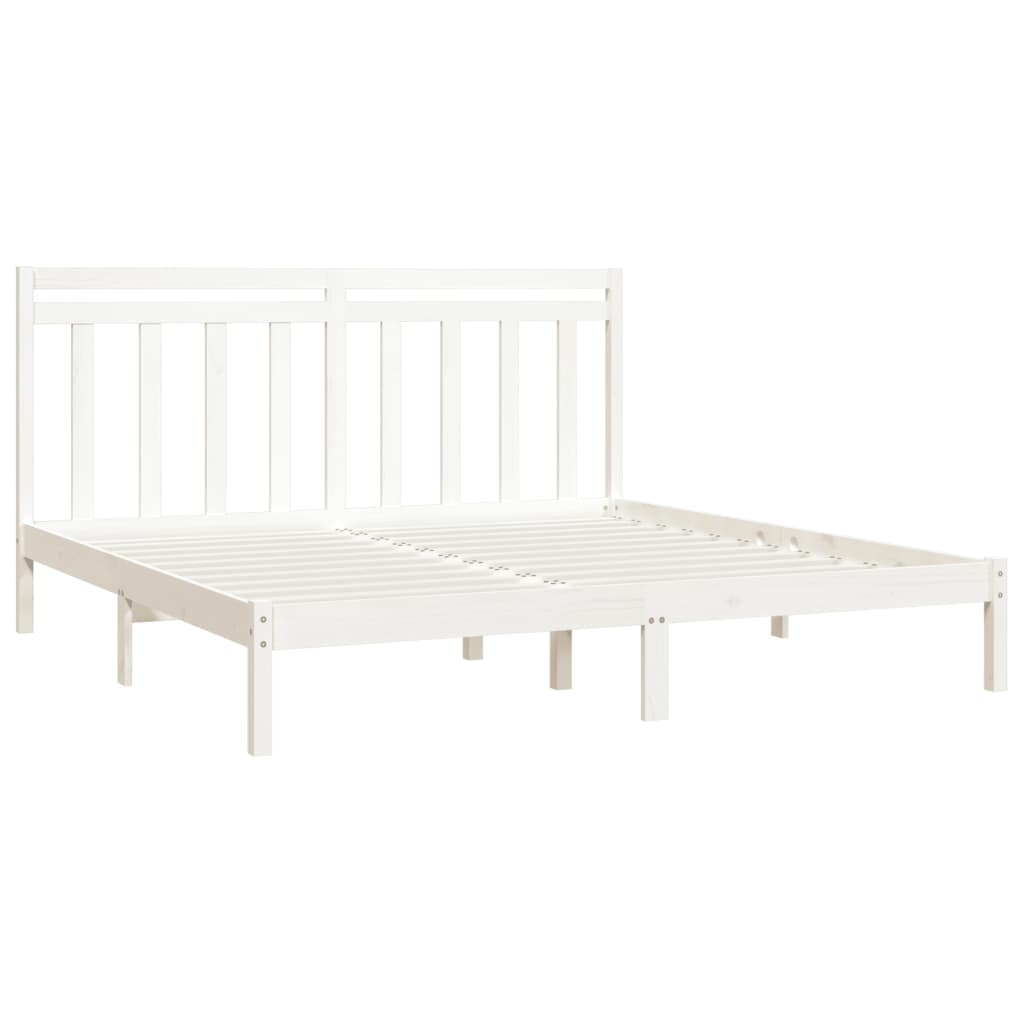 Sengeramme hvit heltre200x200 cm