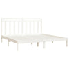 Sengeramme hvit heltre200x200 cm