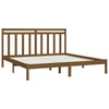 Sengeramme honningbrun heltre200x200 cm