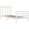 Sengeramme hvit heltre 100x200 cm