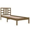 Sengeramme honningbrun heltre 100x200 cm