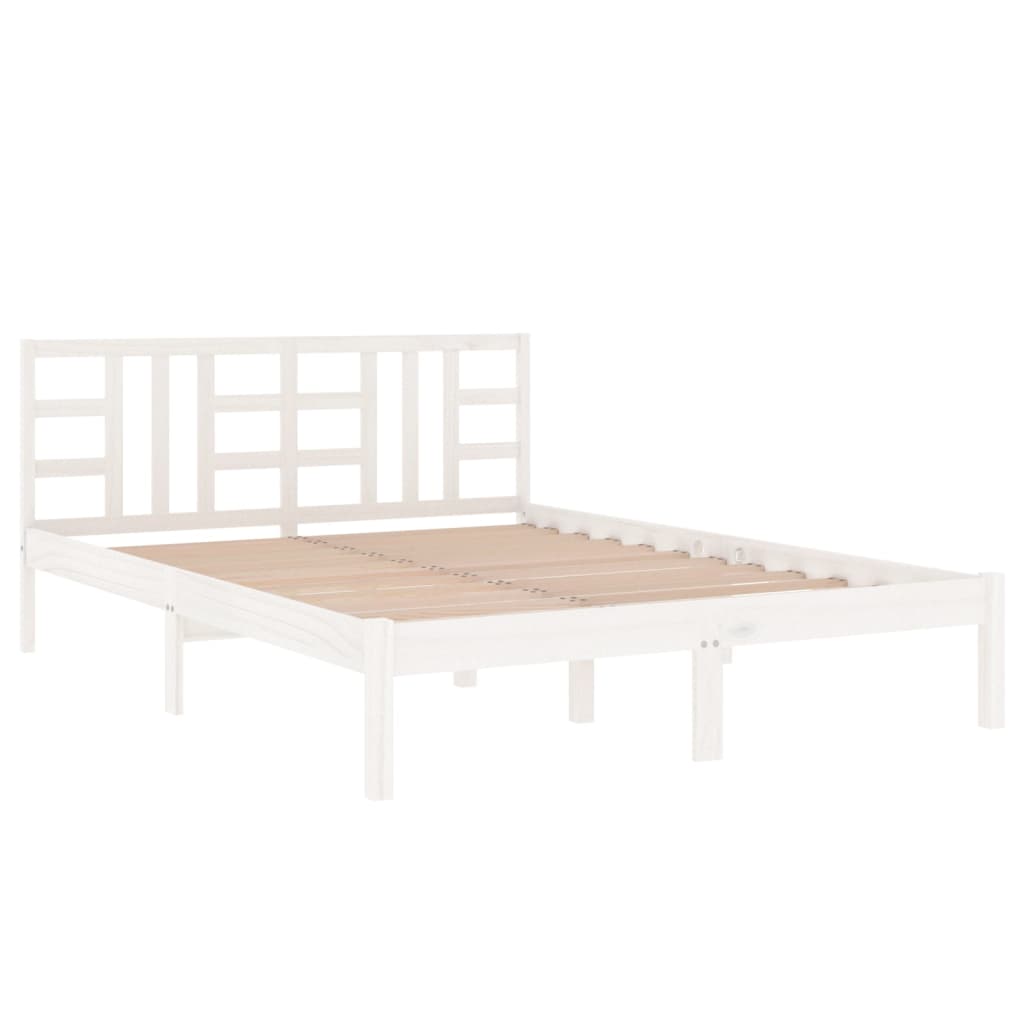 Sengeramme hvit heltre200x200 cm