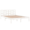 Sengeramme hvit heltre200x200 cm