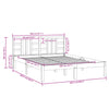Sengeramme honningbrun heltre200x200 cm