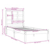 Sengeramme hvit heltre 100x200 cm
