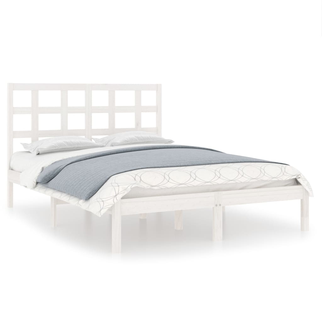 Sengeramme hvit heltre200x200 cm