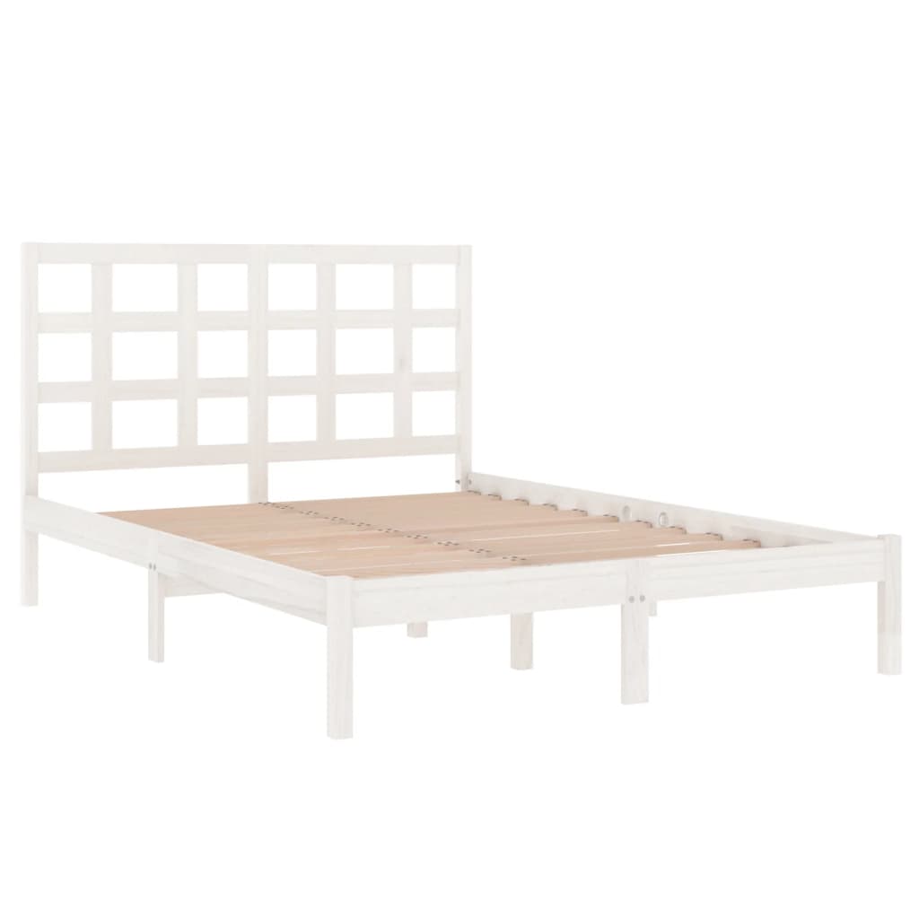 Sengeramme hvit heltre200x200 cm