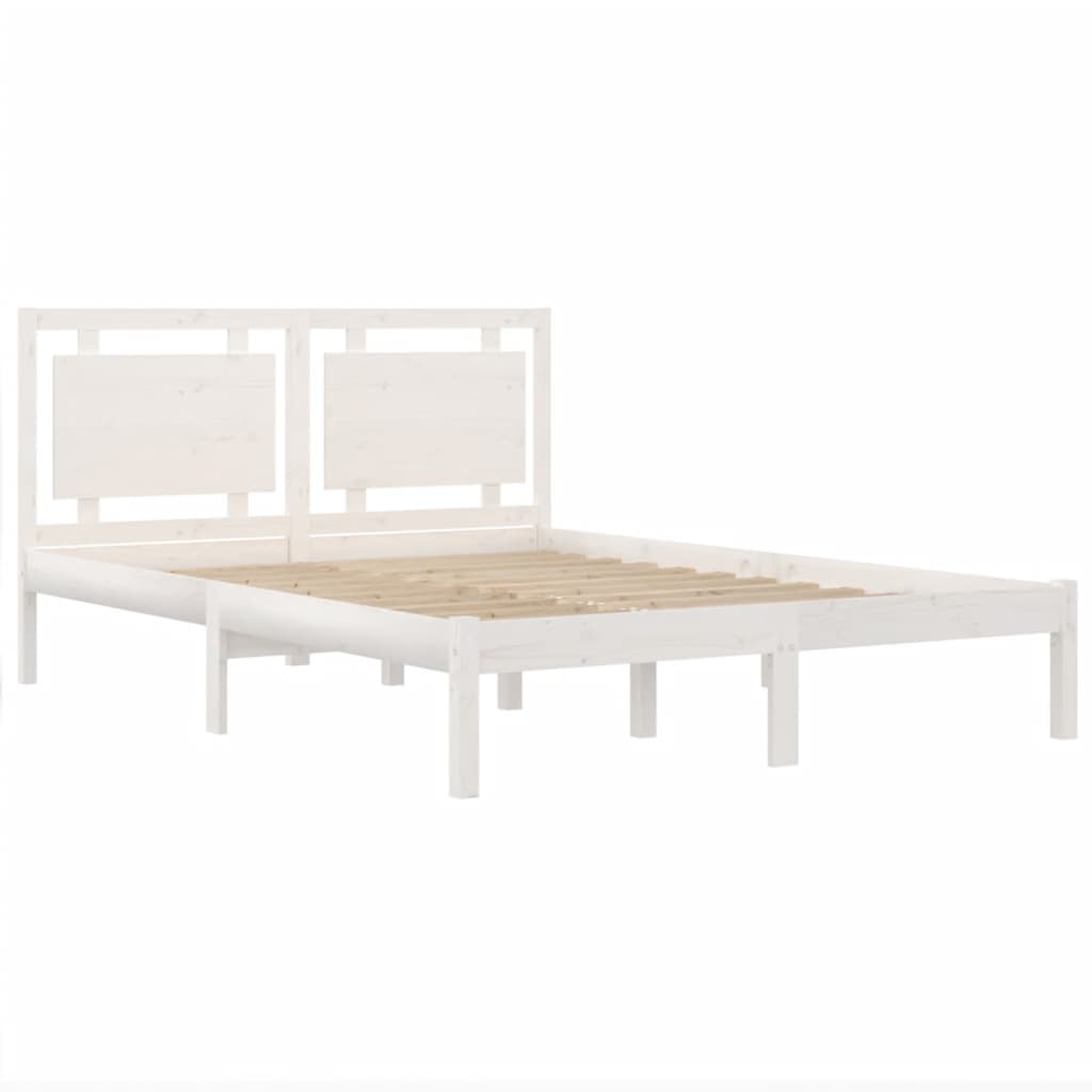 Sengeramme hvit heltre200x200 cm