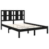 Sengeramme svart heltre furu 140x190 cm