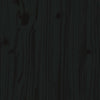 Sengeramme svart heltre 150x200 cm King Size