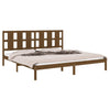 Sengeramme honningbrun heltre furu 200x200 cm